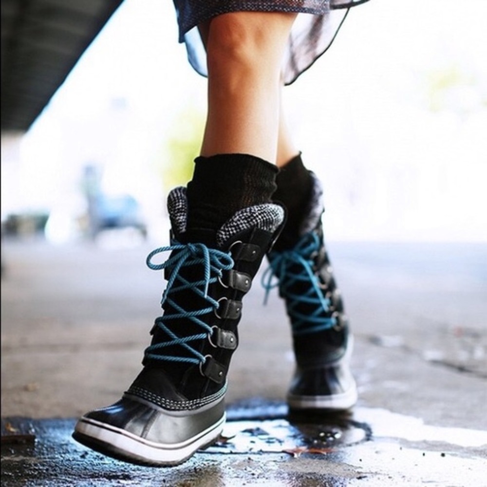 Sorel Joan Of Arctic Knit Cuff Waterproof Boots